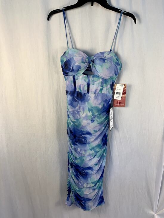 Emerald Sundae Dresses & Skirts - Emerald Sundae Juniors’ Corset Lace-Up-Back Dress – Blue Multi – XS – NWT